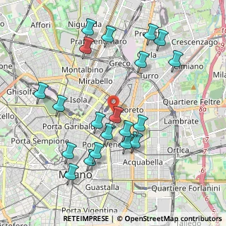 Mappa Viale Doria Andrea, 20124 Milano MI, Italia (2.111)