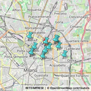 Mappa Via Mauro Macchi, 20124 Milano MI, Italia (1.23)