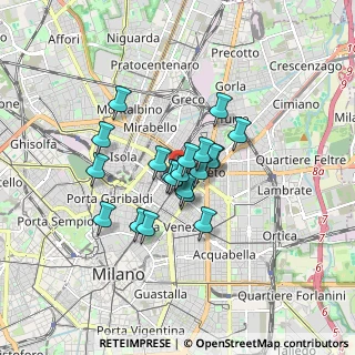 Mappa Via Mauro Macchi, 20124 Milano MI, Italia (1.141)