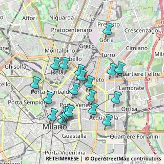 Mappa Viale Doria Andrea, 20124 Milano MI, Italia (1.8065)