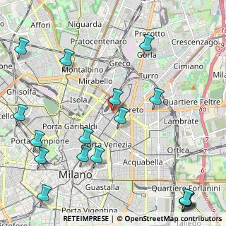 Mappa Viale Doria Andrea, 20124 Milano MI, Italia (3.01235)