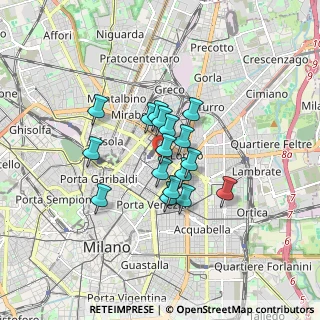 Mappa Via Mauro Macchi, 20124 Milano MI, Italia (1.14882)