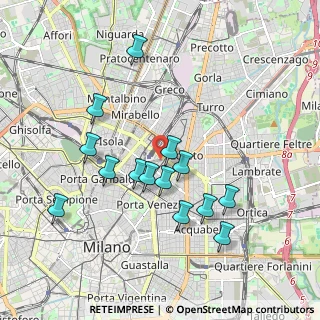 Mappa Via Mauro Macchi, 20124 Milano MI, Italia (1.79429)