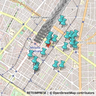 Mappa Via Mauro Macchi, 20124 Milano MI, Italia (0.4325)