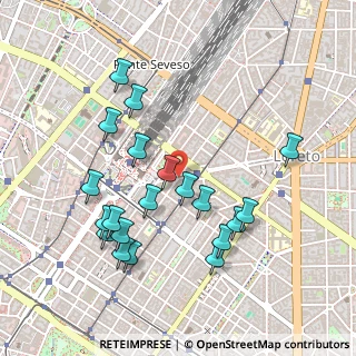 Mappa Via Mauro Macchi, 20124 Milano MI, Italia (0.4915)