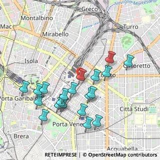 Mappa Via Mauro Macchi, 20124 Milano MI, Italia (0.9975)