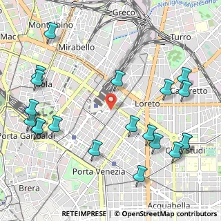 Mappa Viale Doria Andrea, 20124 Milano MI, Italia (1.349)