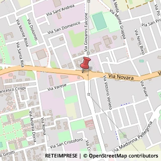 Mappa Via novara 9, 20010 Bareggio, Milano (Lombardia)