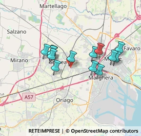 Mappa Via Miranese, 30038 Spinea VE, Italia (2.93)