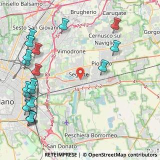 Mappa Via Tiziano, 20090 Segrate MI, Italia (5.96474)