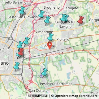 Mappa Via Tiziano, 20090 Segrate MI, Italia (5.38357)