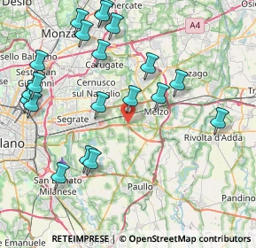 Mappa Vignate MI IT, 20060 Vignate MI, Italia (9.3495)