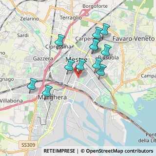 Mappa Via Roma, 30172 Venezia VE, Italia (1.60833)