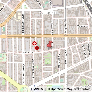 Mappa Via Privata Antonio Caccianino, 2, 20131 Milano, Milano (Lombardia)