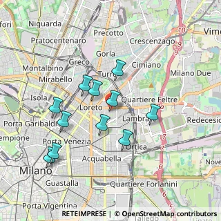 Mappa Via Vallazze, 20131 Milano MI, Italia (1.68182)