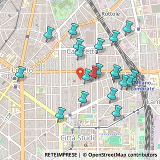 Mappa Via Privata Antonio Caccianino, 20131 Milano MI, Italia (0.501)