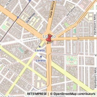 Mappa Via Annibale Caretta,  3, 20131 Milano, Milano (Lombardia)