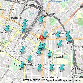 Mappa Via Giuseppe Pecchio, 20131 Milano MI, Italia (1.1405)