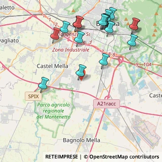 Mappa Via M. Teresa di Calcutta, 25020 Flero BS, Italia (5.20778)