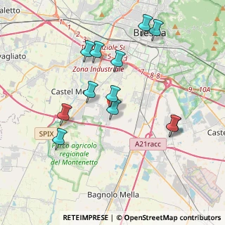 Mappa Via M. Teresa di Calcutta, 25020 Flero BS, Italia (3.80167)