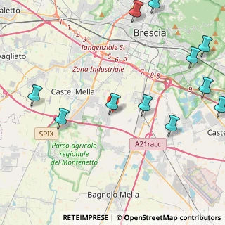 Mappa Via M. Teresa di Calcutta, 25020 Flero BS, Italia (5.66909)