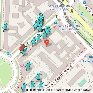 Mappa Corso Sempione, 20142 Milano MI, Italia (0.07692)