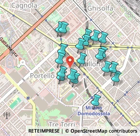 Mappa Via Emanuele Filiberto, 20149 Milano MI, Italia (0.3725)