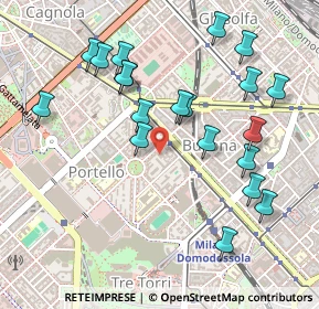 Mappa Via Emanuele Filiberto, 20149 Milano MI, Italia (0.521)