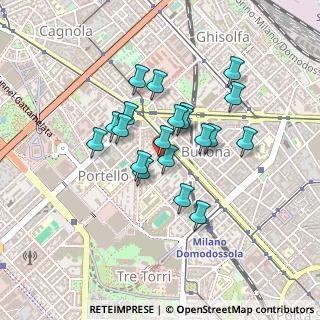 Mappa Via Emanuele Filiberto, 20149 Milano MI, Italia (0.336)