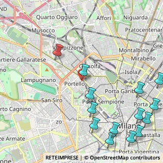 Mappa Via Emanuele Filiberto, 20149 Milano MI, Italia (3.02643)