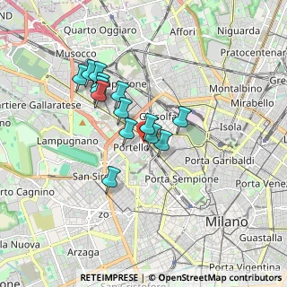 Mappa Via Emanuele Filiberto, 20149 Milano MI, Italia (1.38)
