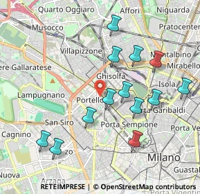 Mappa Via Emanuele Filiberto, 20149 Milano MI, Italia (1.97692)