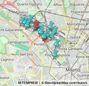 Mappa Via Emanuele Filiberto, 20149 Milano MI, Italia (1.32118)