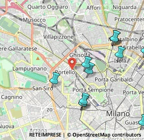 Mappa Via Emanuele Filiberto, 20149 Milano MI, Italia (2.48231)