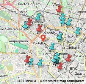 Mappa Via Emanuele Filiberto, 20149 Milano MI, Italia (2.215)