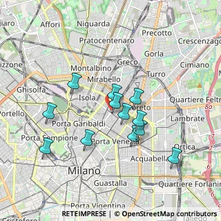 Mappa Piazza Duca D'Aosta, 20125 Milano MI, Italia (1.58917)