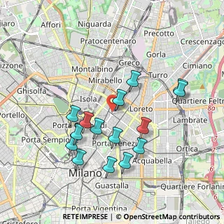 Mappa Centrale, 20125 Milano MI, Italia (1.83467)