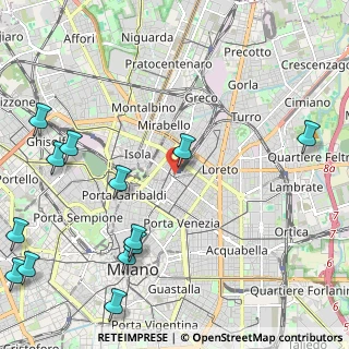 Mappa Piazza Duca D'Aosta, 20125 Milano MI, Italia (3.06308)