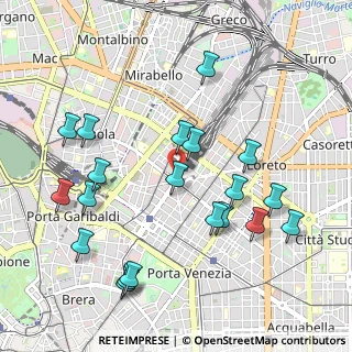 Mappa Centrale, 20125 Milano MI, Italia (1.107)