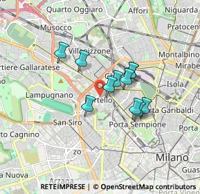 Mappa Via Luigi Giuseppe Faravelli, 20149 Milano MI, Italia (1.21455)