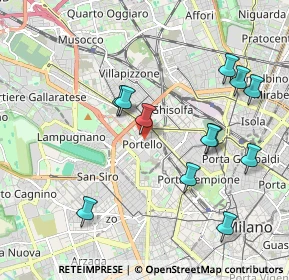 Mappa Via Luigi Giuseppe Faravelli, 20149 Milano MI, Italia (2.05167)