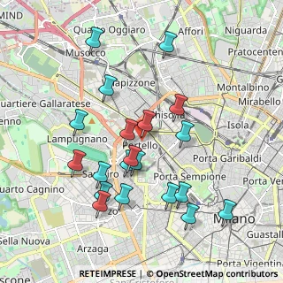 Mappa Via Luigi Giuseppe Faravelli, 20149 Milano MI, Italia (1.9305)