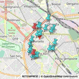 Mappa Via Luigi Giuseppe Faravelli, 20149 Milano MI, Italia (0.7635)