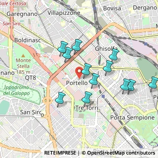 Mappa Via Luigi Giuseppe Faravelli, 20149 Milano MI, Italia (0.88833)