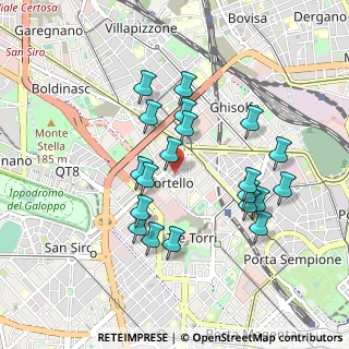 Mappa Via Luigi Giuseppe Faravelli, 20149 Milano MI, Italia (0.8615)