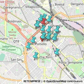 Mappa Via Luigi Giuseppe Faravelli, 20149 Milano MI, Italia (0.6525)
