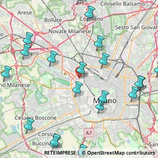 Mappa Via Luigi Giuseppe Faravelli, 20149 Milano MI, Italia (5.8345)