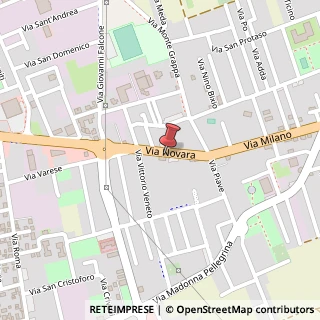 Mappa Via Novara, 21, 20010 Bareggio, Milano (Lombardia)