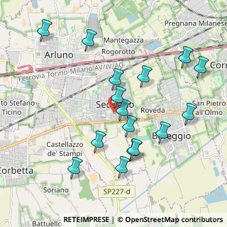 Mappa Via Pellico, 20018 Sedriano MI, Italia (2.03875)