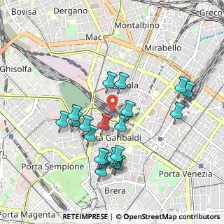 Mappa Piazza Sigmund Freud 1 Torre, 20124 Milano MI, Italia (0.9265)